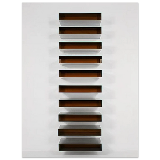 Donald Judd - Untitled - 1973 Fine Art Poster - Default Title