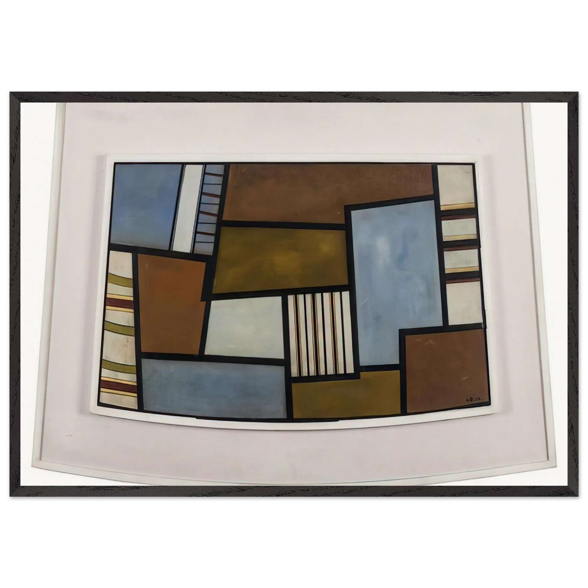 Mad II - 1945 - Carmelo Arden Quin Framed Art Print – Black Wooden Frame - Default Title - -Framed Art Print