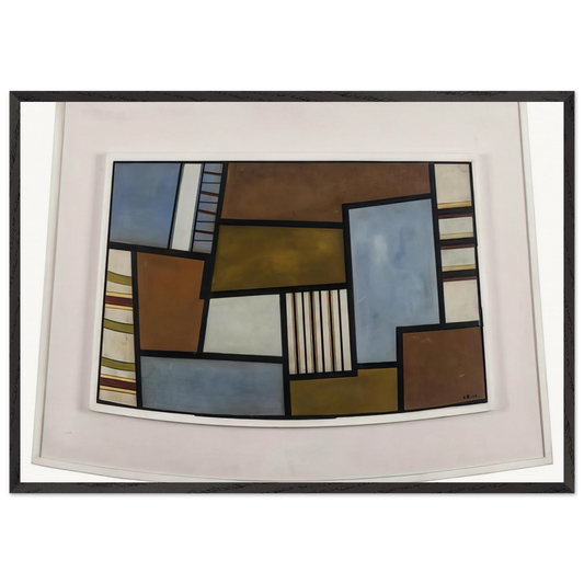 Mad II - 1945 - Carmelo Arden Quin Framed Art Print – Black Wooden Frame - Default Title - -Framed Art Print