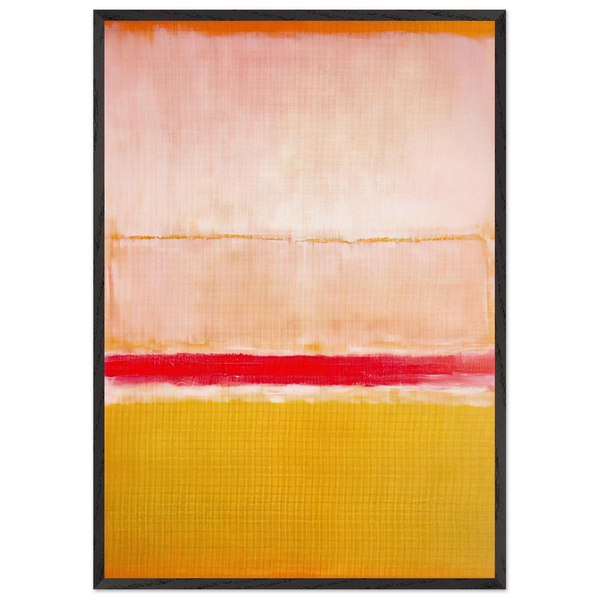 No2 - 1950 - Mark Rothko Framed Art Print – Black Wooden Frame - Default Title - -Framed Art Print