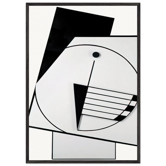 Rythme 3 - 1995 - Carmelo Arden Quin Framed Art Print – Black Wooden Frame - Default Title - -Framed Art Print