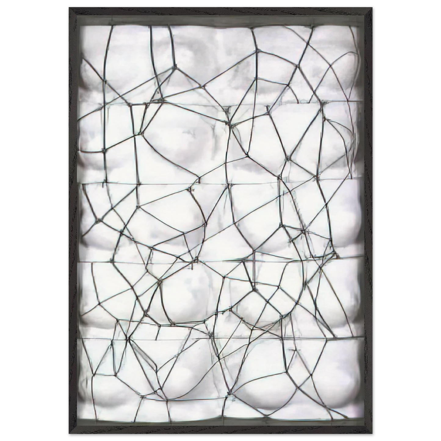 Viuva de Man Ray Negra - 1981 - Joao Vieira Framed Art Print – Black Wooden Frame - Default Title - -Framed Art Print