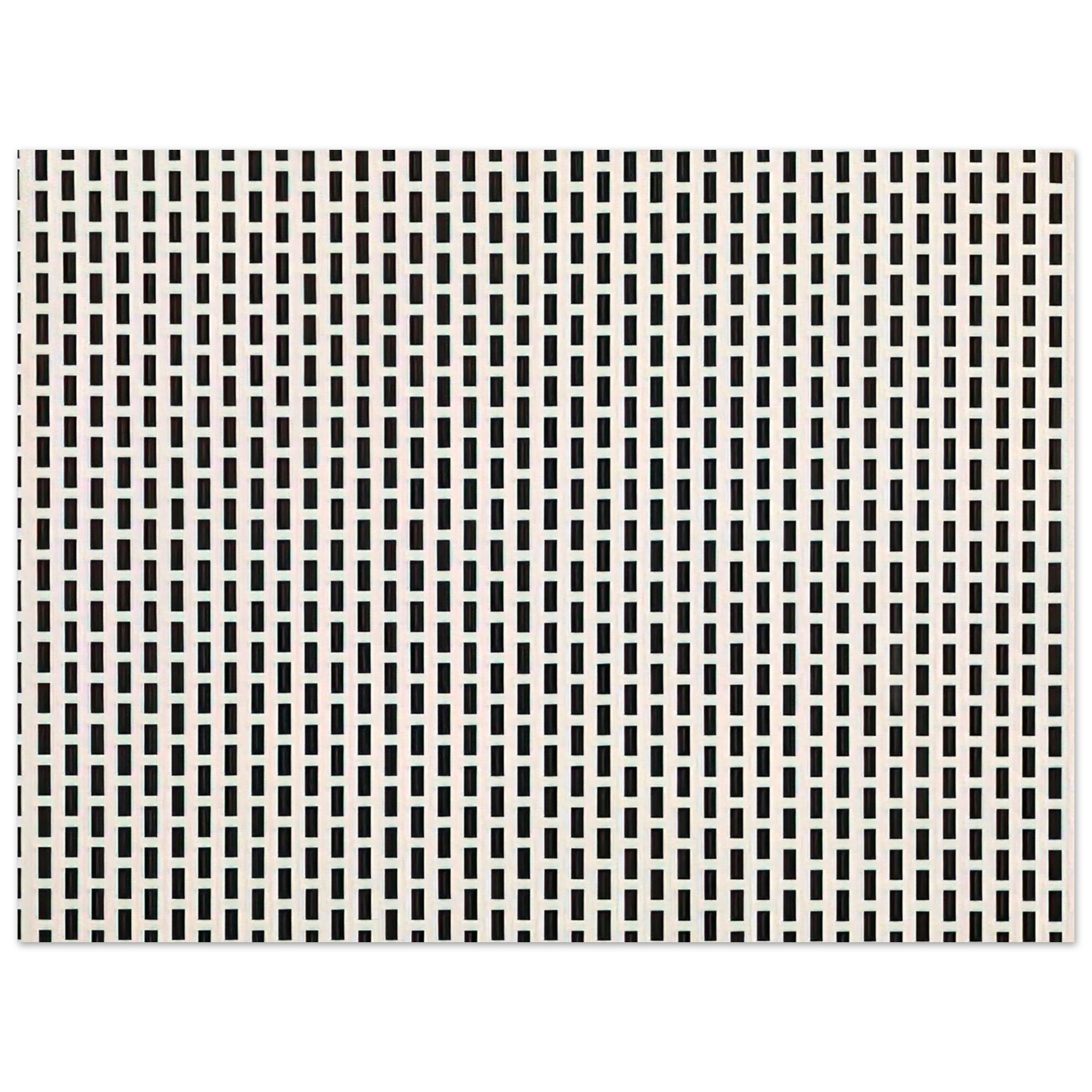 Francois Morellet - 2 trames de carrés1 trame de tirets - 1975 Fine Art Poster - Default Title