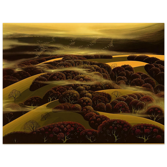 Eyvind Earle - When the Fog Rolls In Fine Art Poster - Default Title