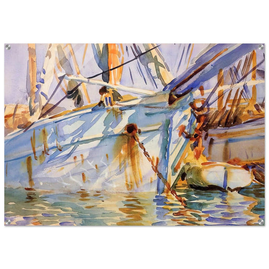 In a Levantine Port - John Singer Sargent Acrylic Print - 70x100 cm / 28x40″ inches