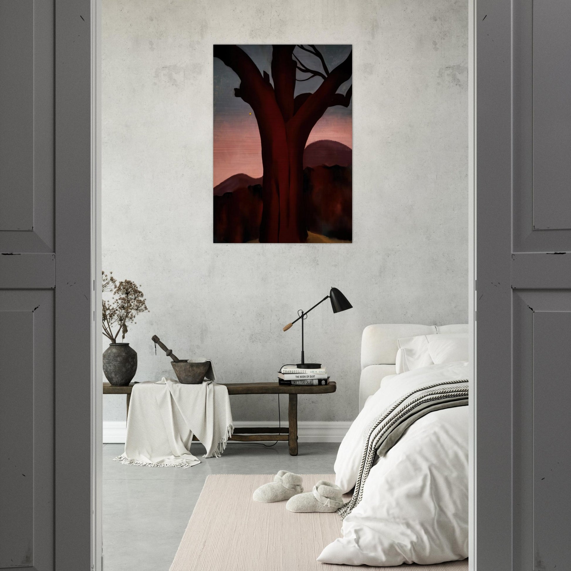 Autumn Trees - Chestnut Tree - Georgia O'Keeffe Brushed Aluminum Print - 70x100 cm / 28x40 inches | Georgia O'Keeffe Aluminum Print | Georgia O'Keeffe Prints