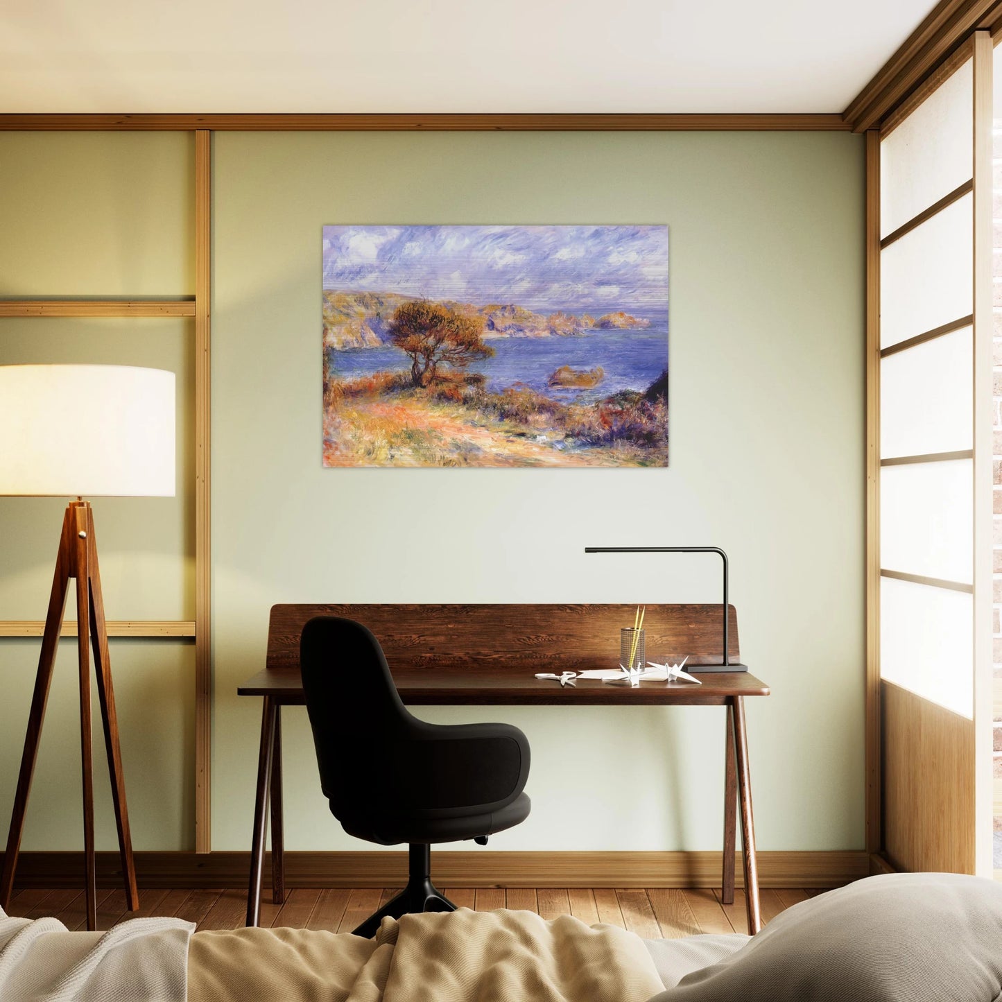 View at guernsey - Pierre-Auguste Renoir Brushed Aluminum Print - 70x100 cm / 28x40 inches | Pierre-Auguste Renoir Aluminum Print | Pierre-Auguste Renoir Prints