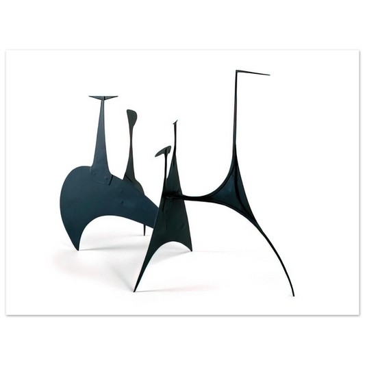 Alexander Calder - SPINY MAQUETTE 1939 Fine Art Poster - 13x18 cm / 5x7 inches