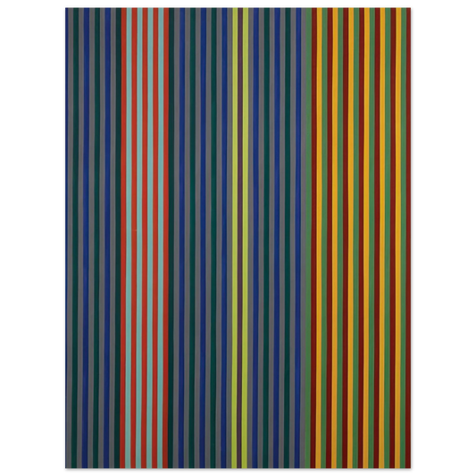 Gene Davis - Split Beat - 1965 Fine Art Poster - Default Title