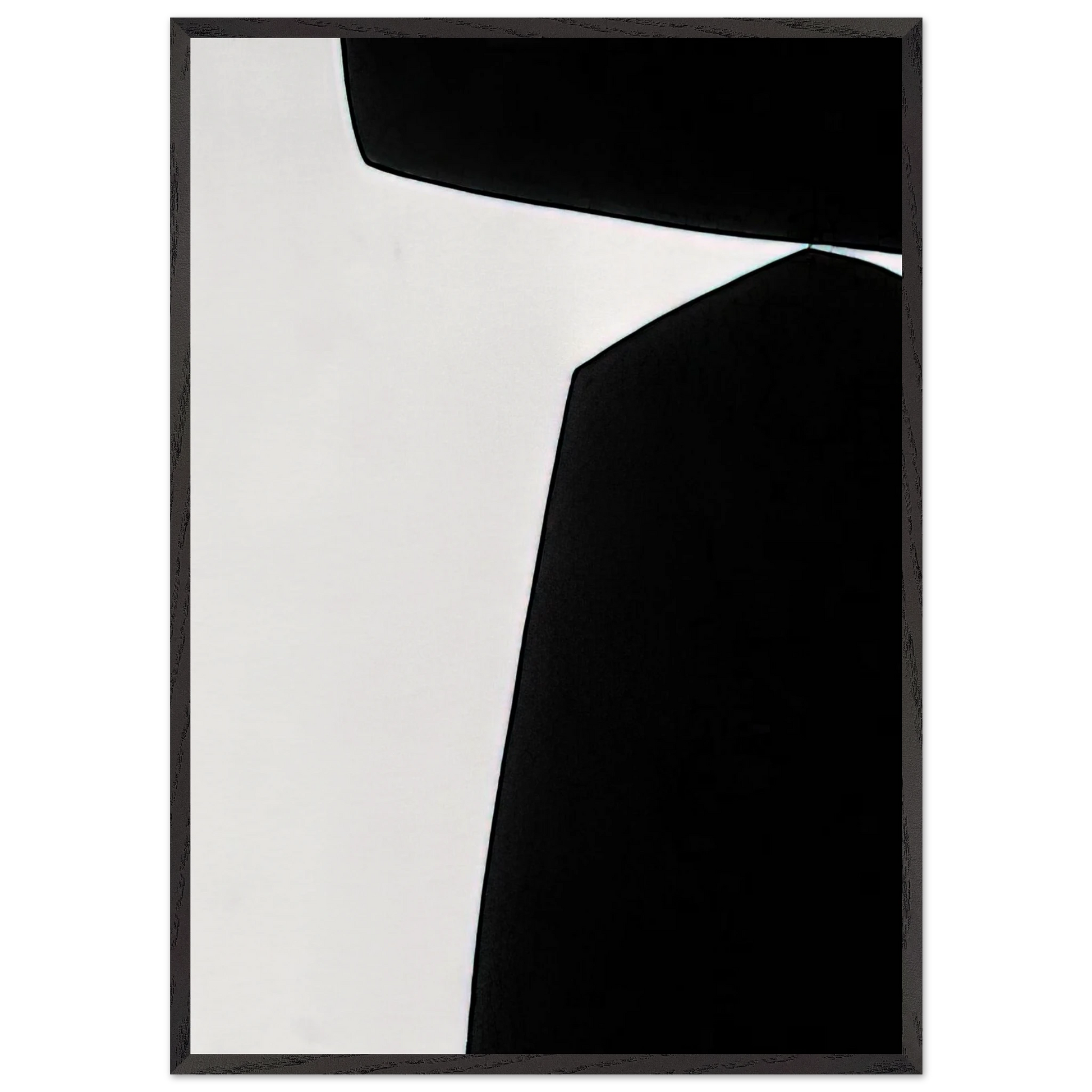 Untitled - 1962 N12 - Lorser Feitelson Framed Art Print – Black Wooden Frame - Default Title - -Framed Art Print