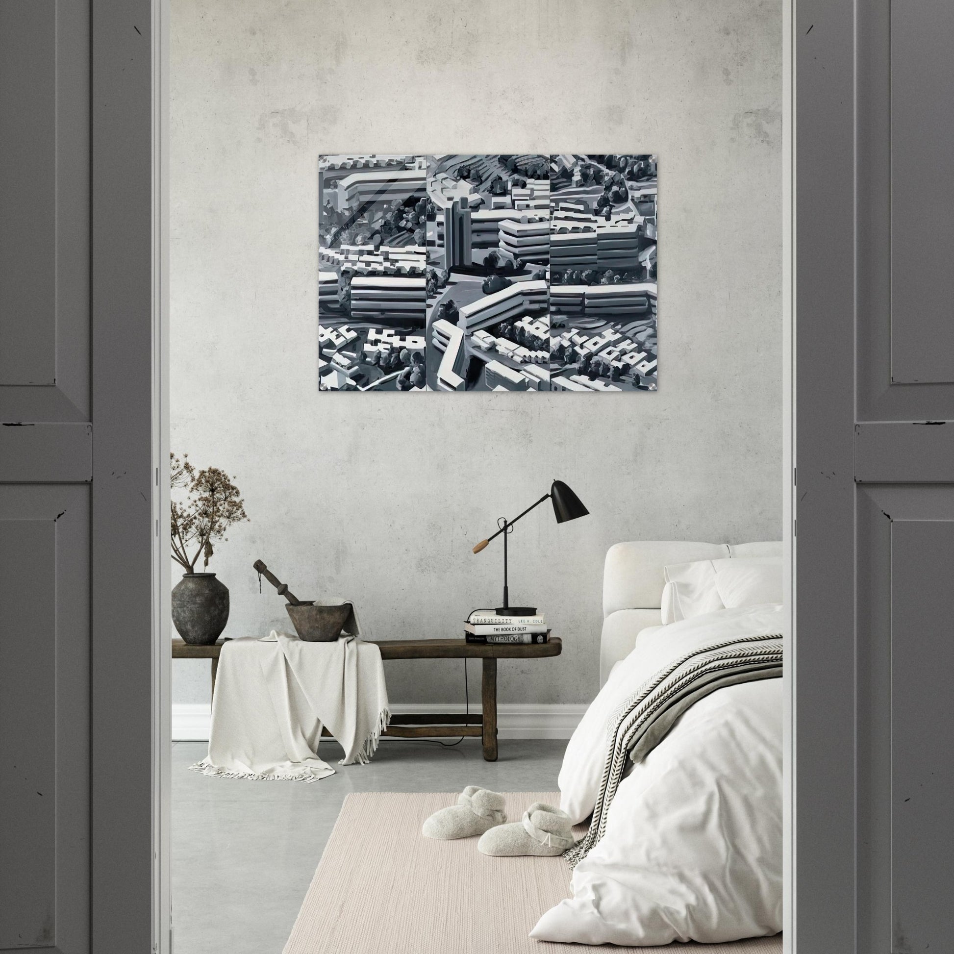 TOWNSCAPE TR 1969 - Gerhard Richter Acrylic Print - 70x100 cm / 28x40″ inches