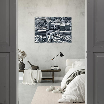 TOWNSCAPE TR 1969 - Gerhard Richter Acrylic Print - 70x100 cm / 28x40″ inches