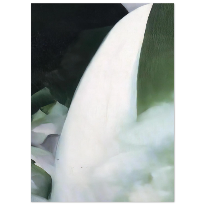 Georgia O'Keeffe - Green and White Fine Art Poster