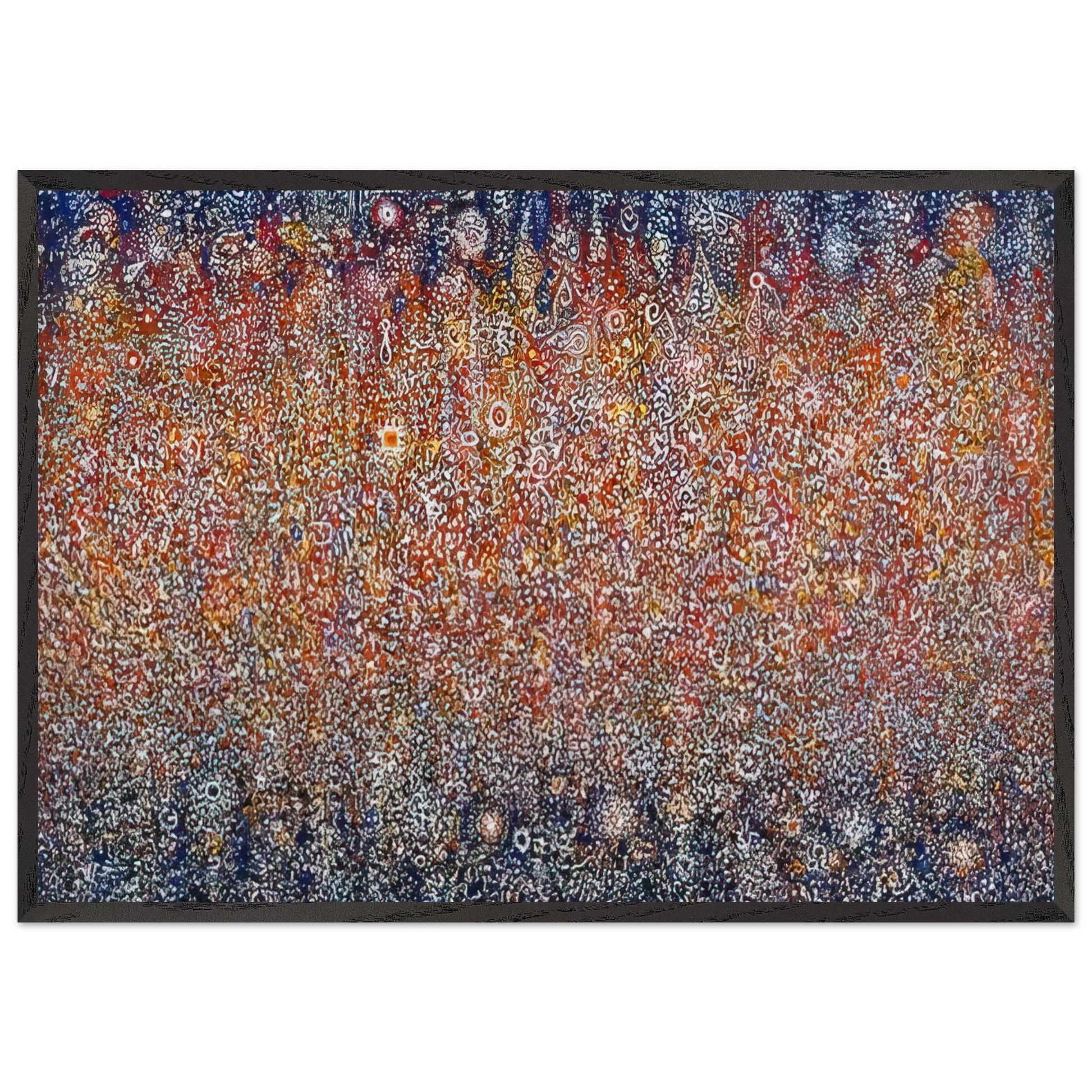 Celebration Birth - Richard Pousette-Dart Framed Art Print – Black Wooden Frame - Default Title - -Framed Art Print