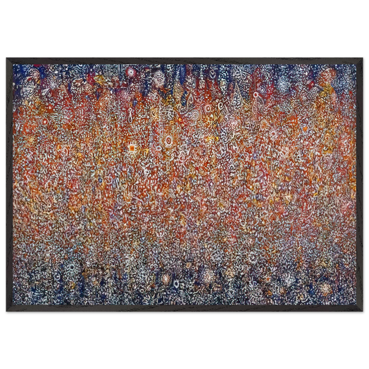 Celebration Birth - Richard Pousette-Dart Framed Art Print – Black Wooden Frame - Default Title - -Framed Art Print