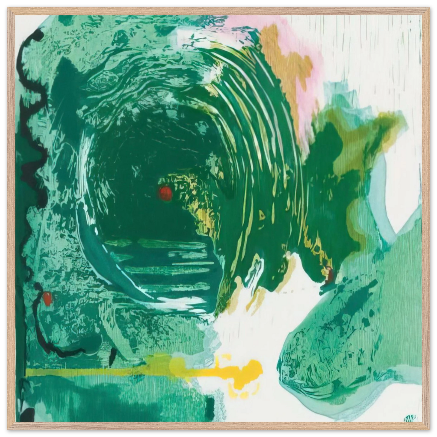 Helen Frankenthaler - Radius - 1993 Wall art - 60x80 cm / 24x32 inches - Fine Art Poster - -
