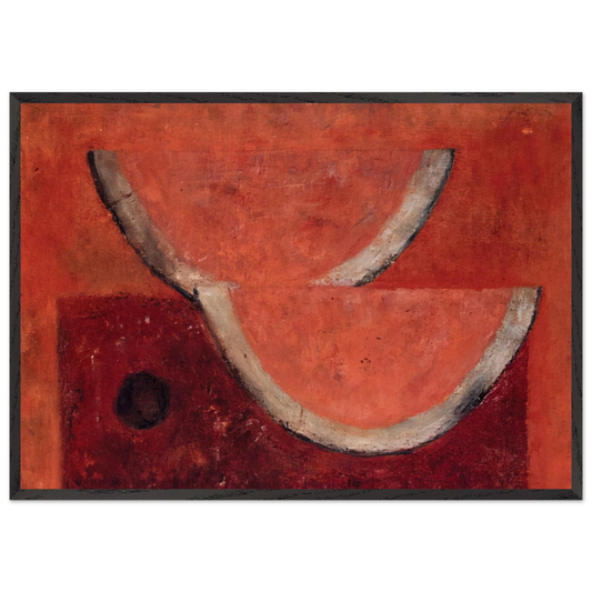 WATERMELONS 1977 - Rufino Tamayo Framed Art Print – Black Wooden Frame - Default Title - -Framed Art Print