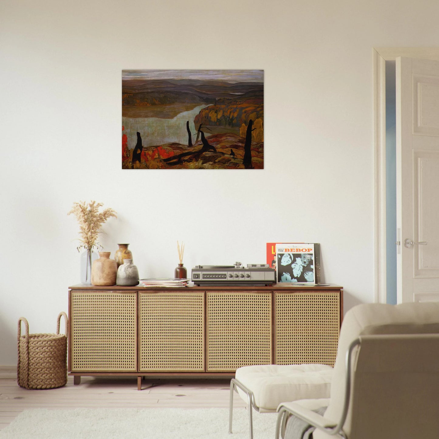 October Morning, Algoma Wartz Lake - 1920 - A.Y. Jackson Brushed Aluminum Print - 70x100 cm / 28x40 inches | A.Y. Jackson Aluminum Print | A.Y. Jackson Prints