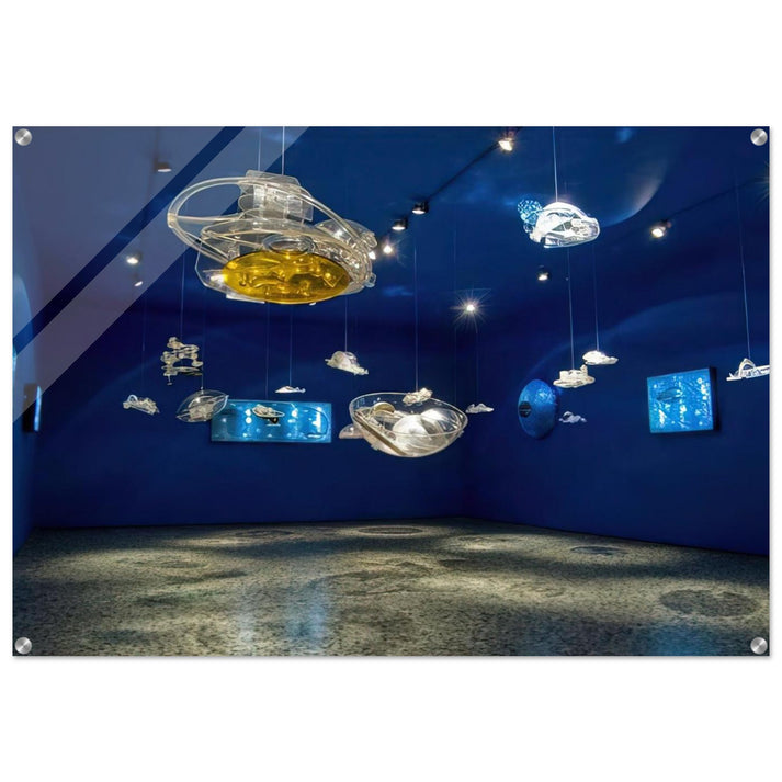 Hydrospatial Cities - 2009 - Gyula Kosice Acrylic Print - 70x100 cm / 28x40″ inches | Gyula Kosice Wall Art | Gyula Kosice Prints