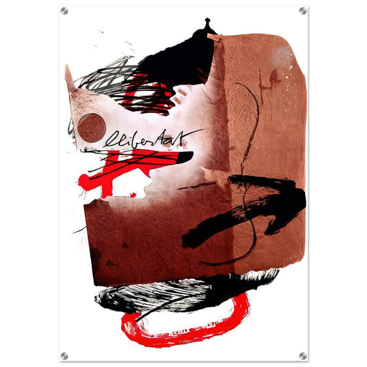 LLIBERTAT 1988 - Antoni Tapies Acrylic Print - 70x100 cm / 28x40″ inches