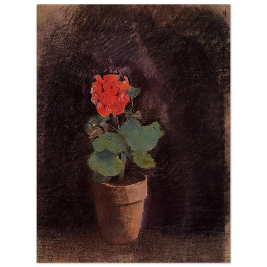 Odilon Redon - GERANIUM Fine Art Poster - Default Title