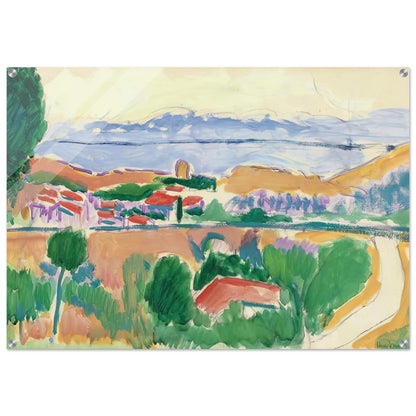 VUE DE COLLIOURE 1906 - Henri Matisse Acrylic Print - 70x100 cm / 28x40″ inches
