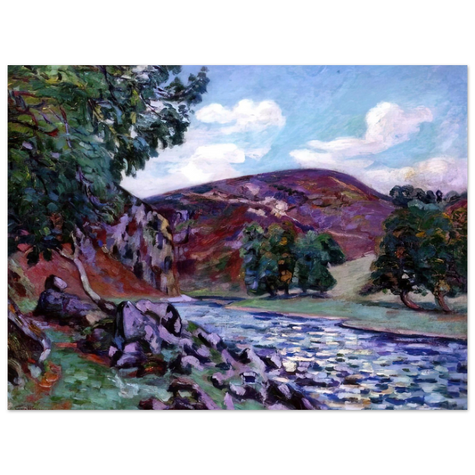 Armand Guillaumin - Paysage à Crozant - 1900 Fine Art Poster - Default Title