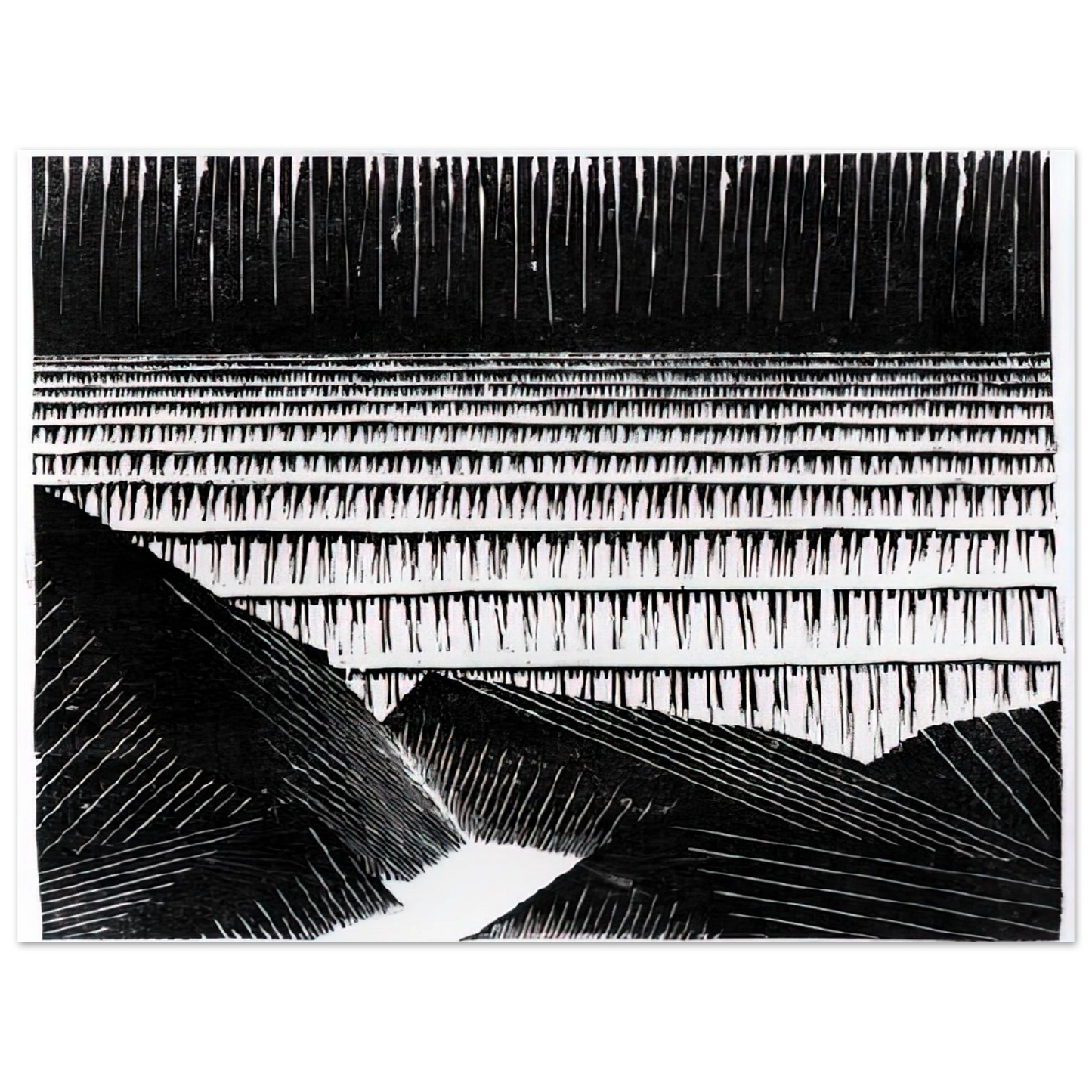 MC Escher - ESCHER (4) Wall Art - 21x29.7 cm / 8x12" - Fine Art Poster - -