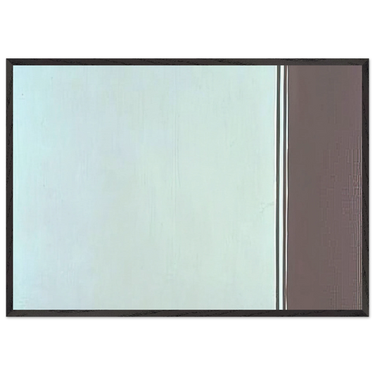 Uriel - Barnett Newman Framed Art Print – Black Wooden Frame - Default Title - -Framed Art Print