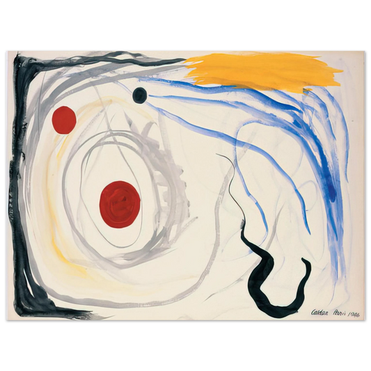 Alexander Calder - UNTITLED 1946 2 Fine Art Poster - 13x18 cm / 5x7 inches