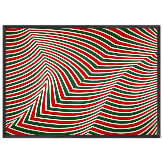 Swirling Retina - Marcel Barbeau Framed Art Print – Black Wooden Frame - Default Title - -Framed Art Print