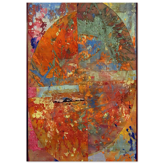 Baptistry - Sam Gilliam Brushed Aluminum Print - 70x100 cm / 28x40 inches | Sam Gilliam Aluminum Print | Sam Gilliam Prints