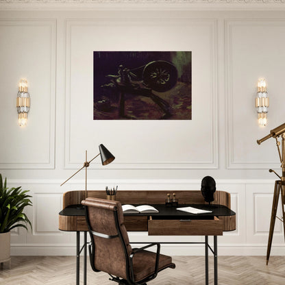 Bobbin Winder - Vincent van Gogh Brushed Aluminum Print - 70x100 cm / 28x40 inches | Vincent van Gogh Aluminum Print | Vincent van Gogh Prints
