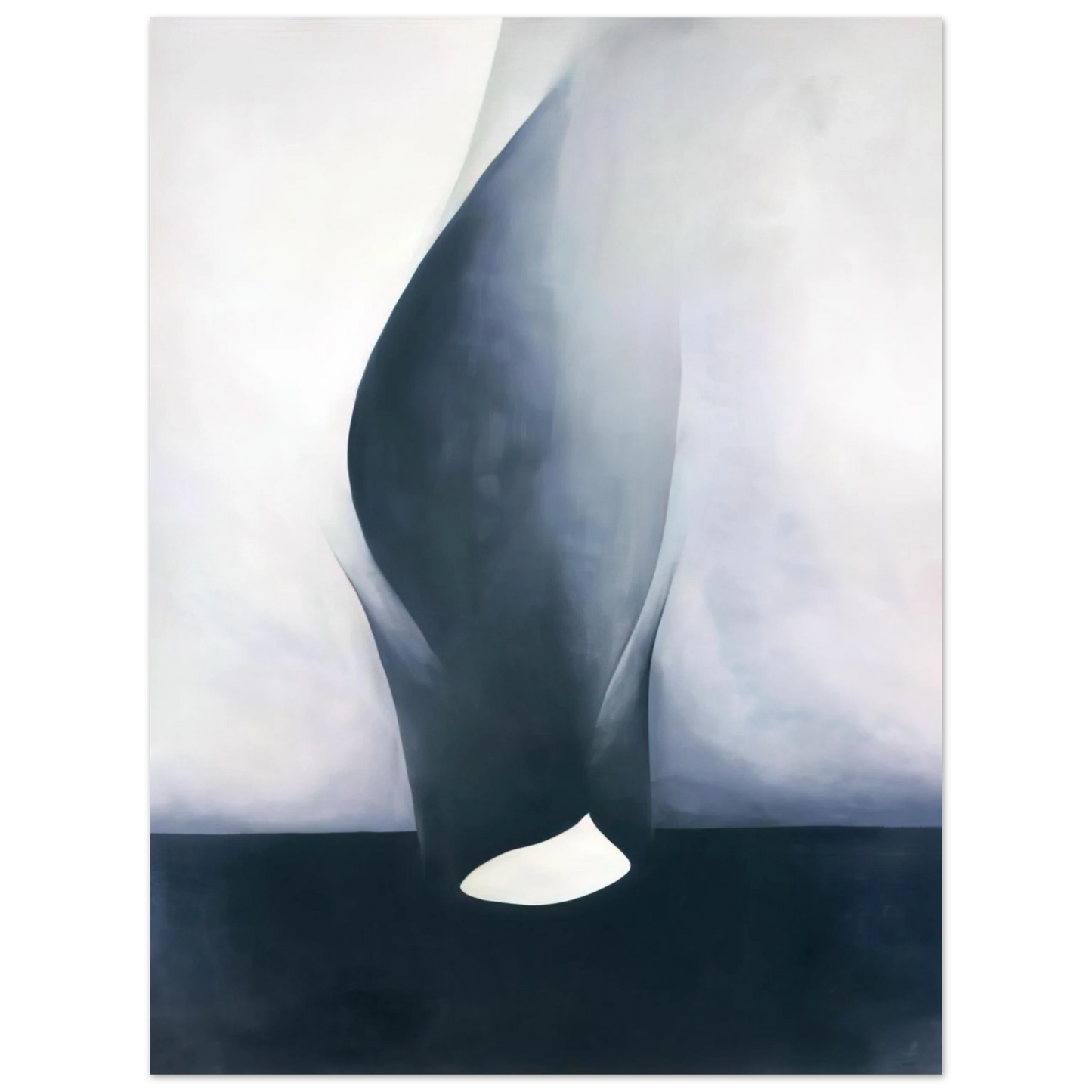 Georgia O'Keeffe - Shell and Old Shingle VI Fine Art Poster - 13x18 cm / 5x7 inches