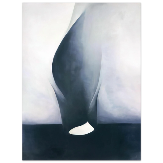 Georgia O'Keeffe - Shell and Old Shingle VI Fine Art Poster - 13x18 cm / 5x7 inches