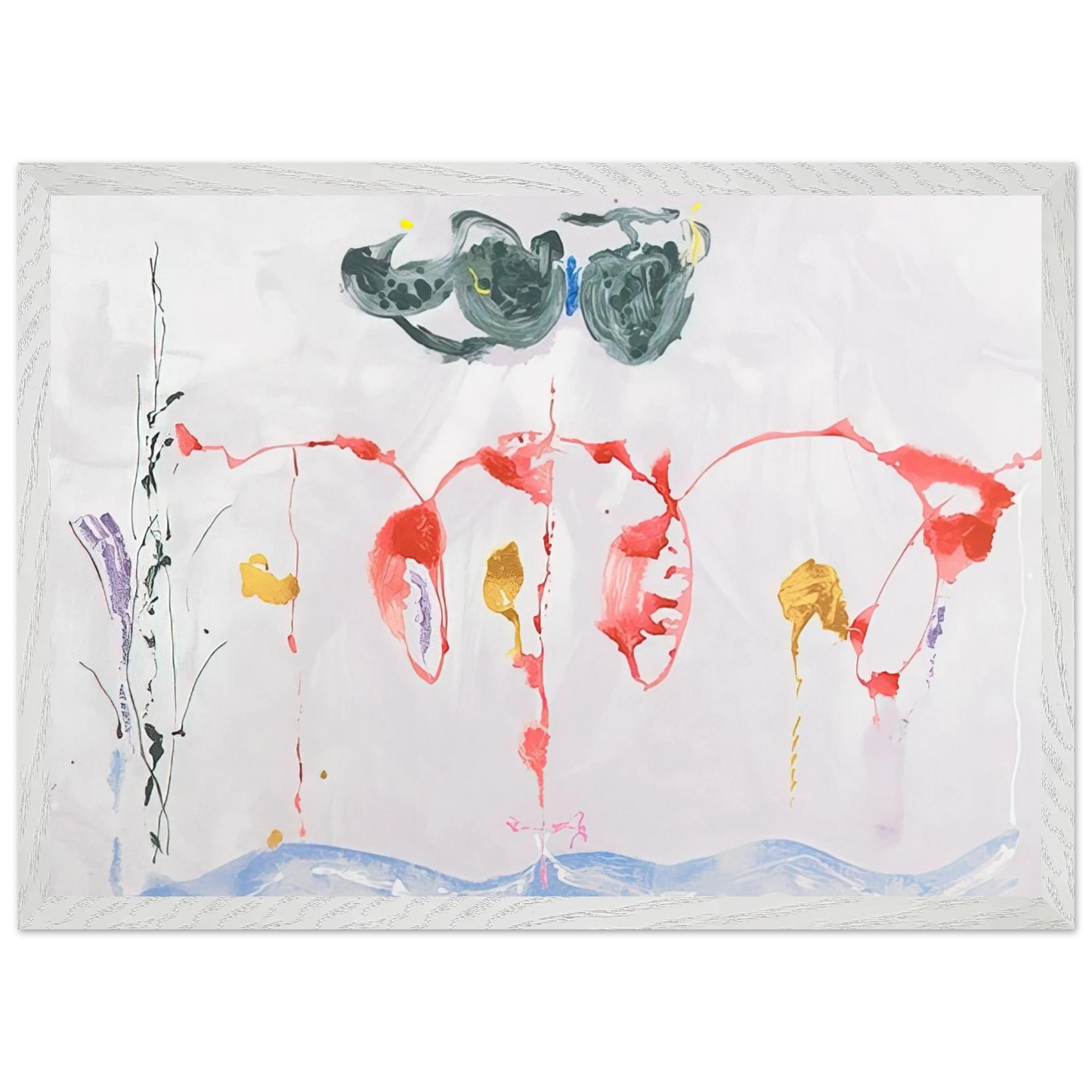 Helen Frankenthaler - Aerie - 2009 Wall art - 21x29.7 cm / 8x12" - Fine Art Poster - -