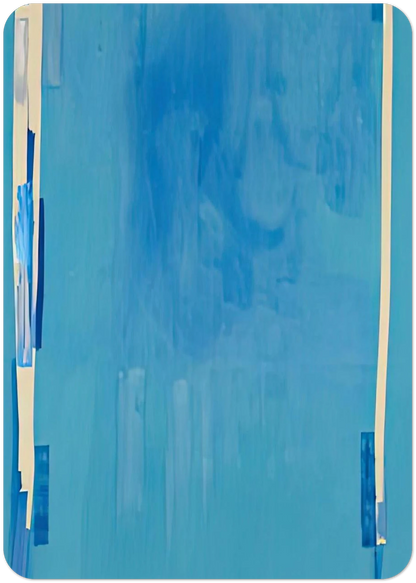 Blue Bellows, 1976- By Helen Frankenthaler Pack of 10 Post Cards | Helen Frankenthaler Post Cards | A6 (10.5 x 14.8 cm) - 4.1 x 5.8 inches