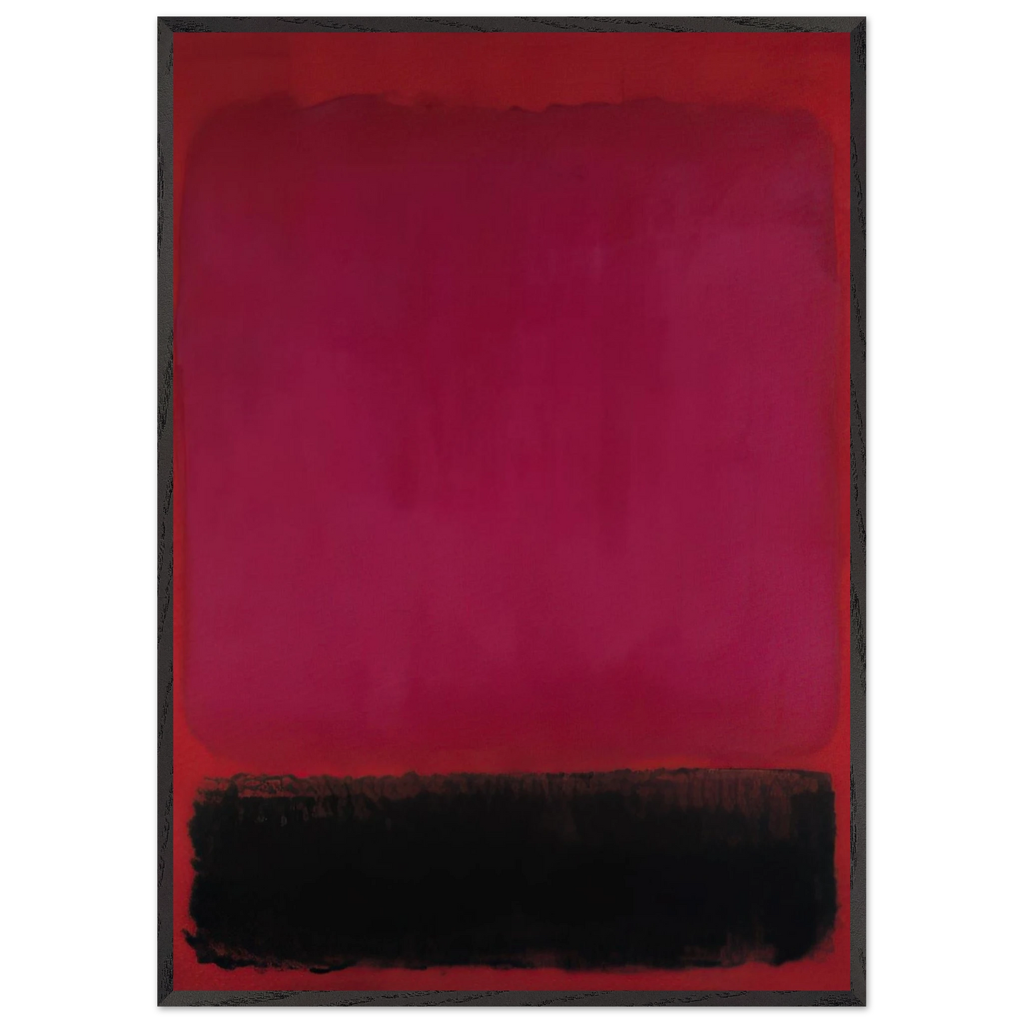 Helen Frankenthaler - Untitled - 1967 Wall art - 20x25 cm / 8x10 inches - Premium Wooden Framed Poster With Fine Art Paper - Wood frame