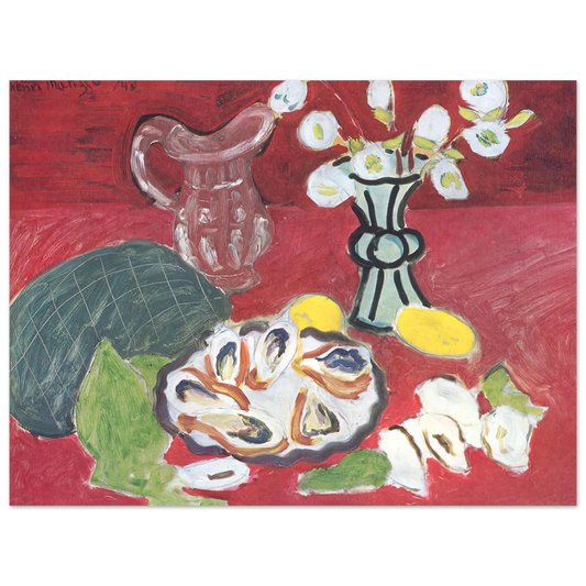 Henri Matisse - STILL LIFE WITH SHELLFISH 1940 Fine Art Poster - Default Title