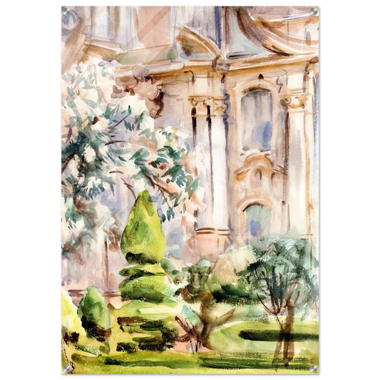 Palace and Gardens, Spain - John Singer Sargent Acrylic Print - 70x100 cm / 28x40″ inches