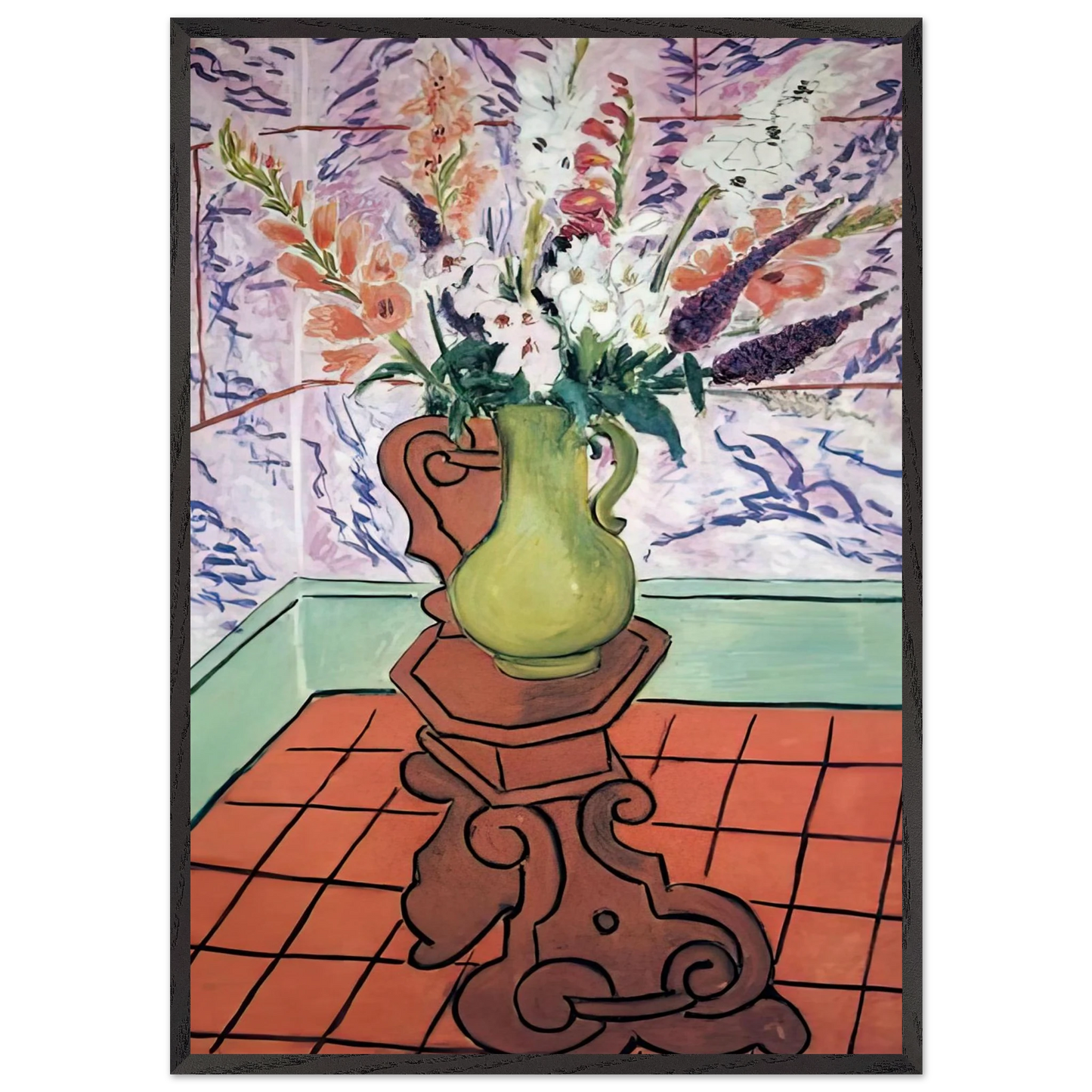 STILL LIFE 6 N1 - Henri Matisse Framed Art Print – Black Wooden Frame - Default Title - -Framed Art Print