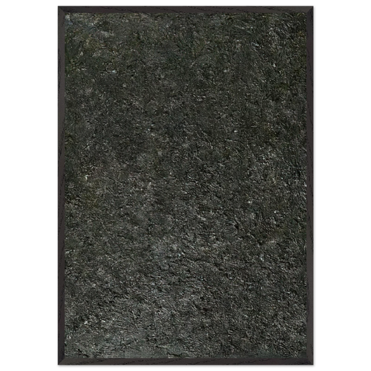 DARK FOREST 1975 - Milton Resnick Framed Art Print – Black Wooden Frame - Default Title - -Framed Art Print