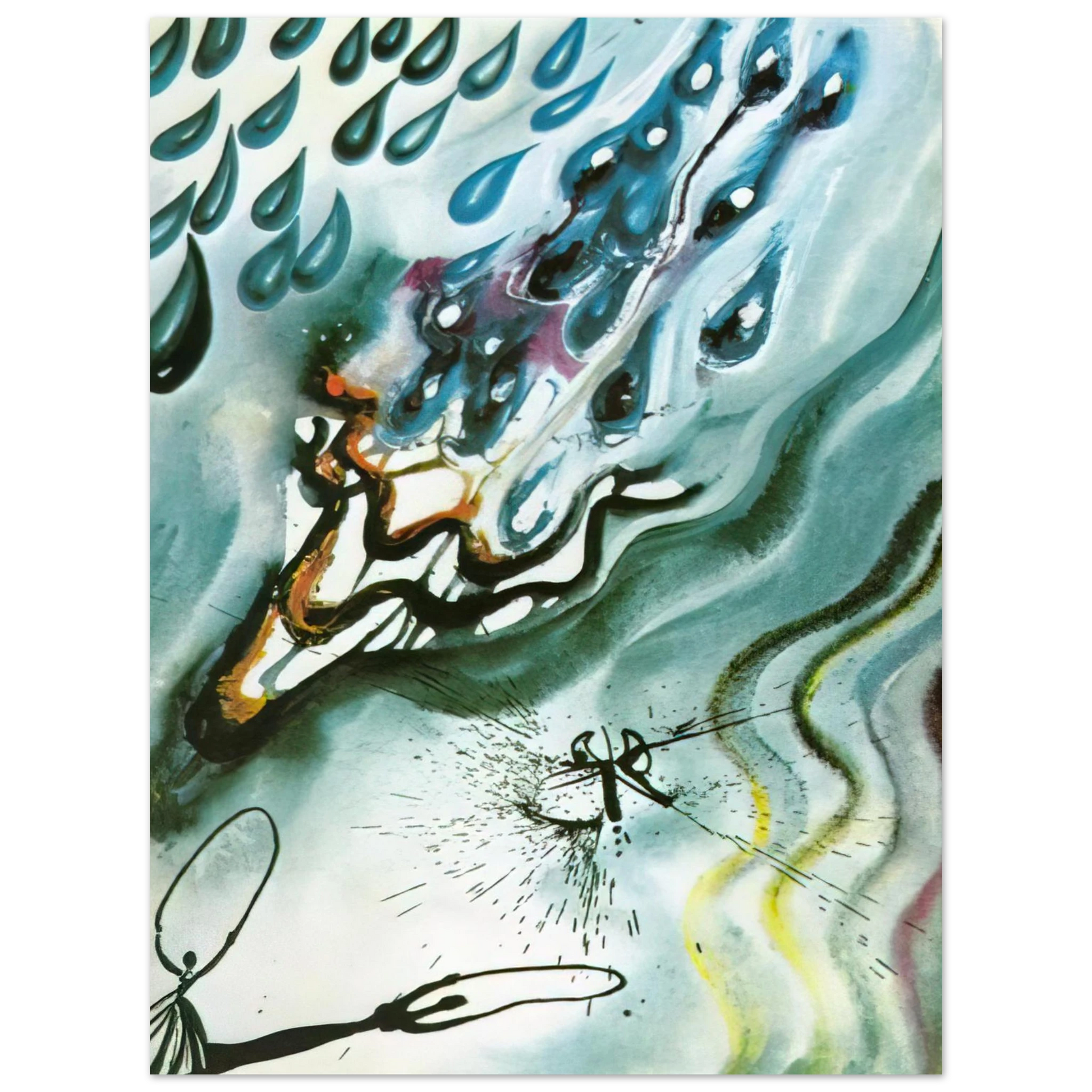 Salvador Dali - THE POOL OF TEARS Fine Art Poster - Default Title