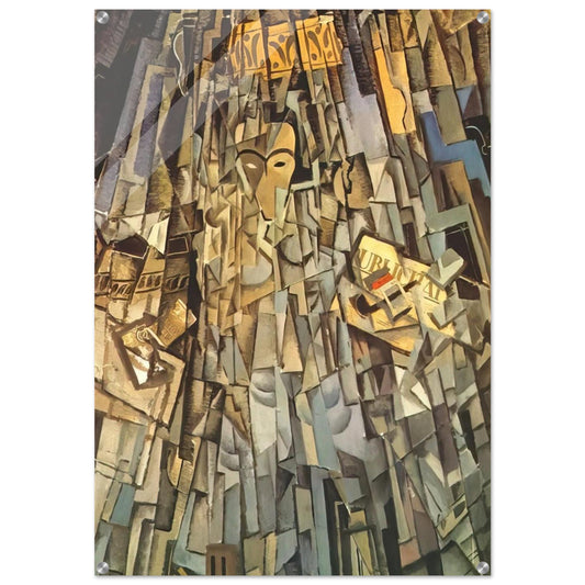 CUBIST SELF PORTRAIT - Salvador Dali Acrylic Print - 70x100 cm / 28x40″ inches | Salvador Dali Wall Art | Salvador Dali Prints