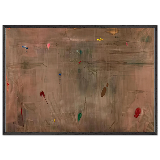 Cathedral 1982- - Helen Frankenthaler Framed Art Print – Black Wooden Frame - Default Title - -Framed Art Print