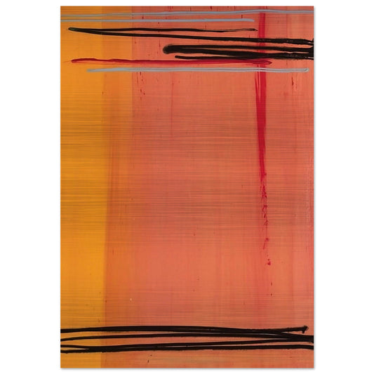 Caxambus - Color Field Painting - Larry Zox Brushed Aluminum Print - 70x100 cm / 28x40 inches | Larry Zox Aluminum Print | Larry Zox Prints