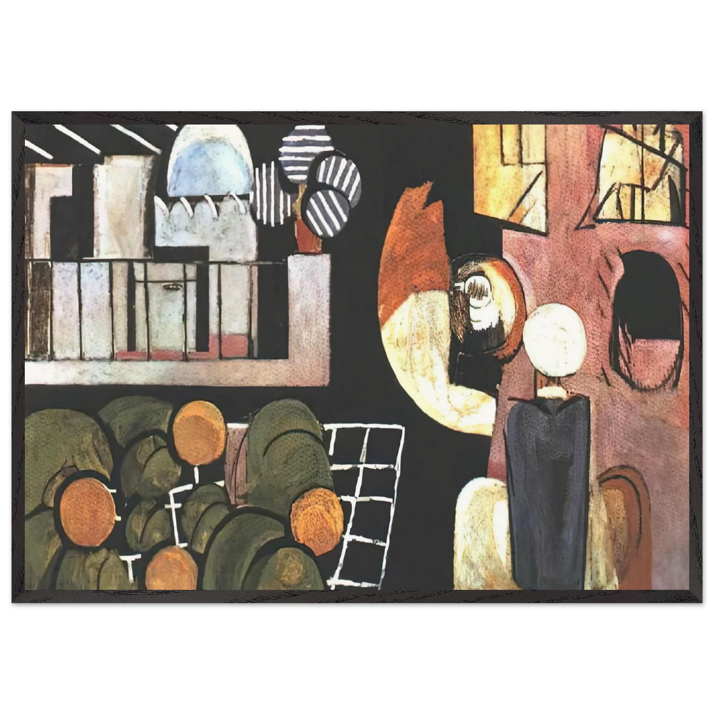 THE MORACCANS 1916 - Henri Matisse Framed Art Print – Black Wooden Frame - Default Title - -Framed Art Print