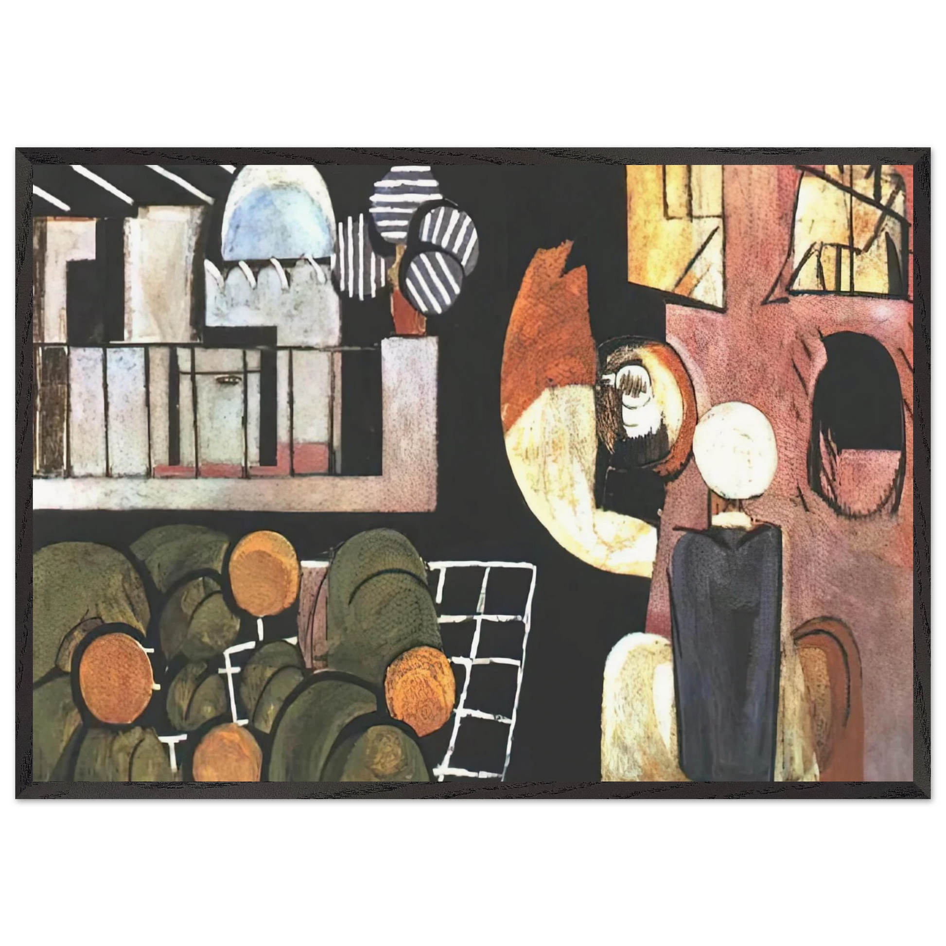 THE MORACCANS 1916 - Henri Matisse Framed Art Print – Black Wooden Frame - Default Title - -Framed Art Print