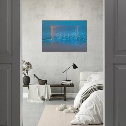 Avalanche - 1996 - Francois Morellet Brushed Aluminum Print - 70x100 cm / 28x40 inches | Francois Morellet Aluminum Print | Francois Morellet Prints