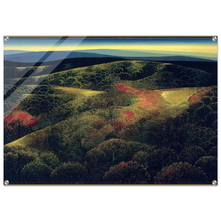 Late October - Eyvind Earle Acrylic Print - 70x100 cm / 28x40″ inches